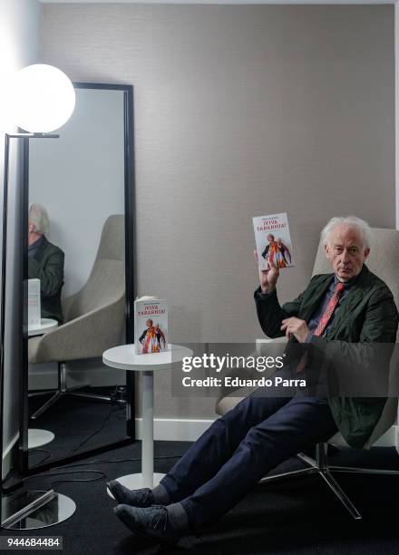 Writer Albert Boadella attends the 'Viva Tabarnia' book presentation at Suecia hotel on April 11, 2018 in Madrid, Spain.