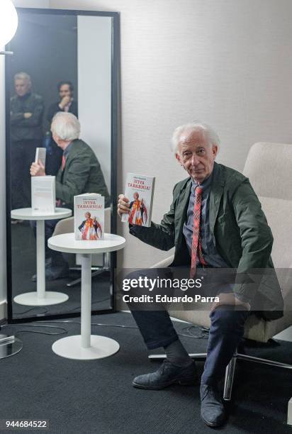 Writer Albert Boadella attends the 'Viva Tabarnia' book presentation at Suecia hotel on April 11, 2018 in Madrid, Spain.