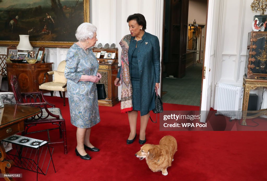 Queen Elizabeth II Receives Commonwealth Secretary-General