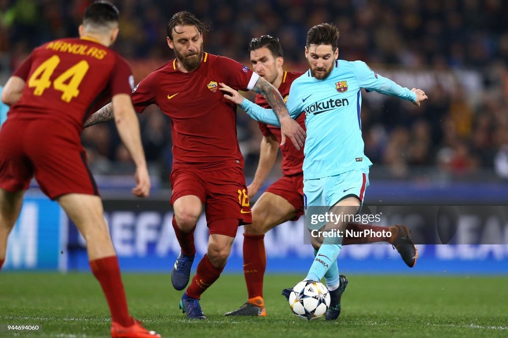 AS Roma v FC Barcelona - UEFA Champions League Quarter Final Second Leg