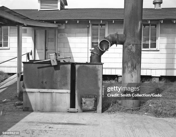 Centers For Disease Control and Prevention facility for medical waste disposal and infected animals incineration, 1959. Image courtesy Centers for...