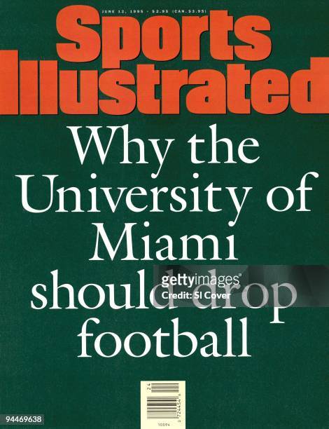 June 12, 1995 Sports Illustrated via Getty Images Cover. College Football: Pell Grant Scandal: Illustration of type-written text: WHY THE UNIVERSITY...