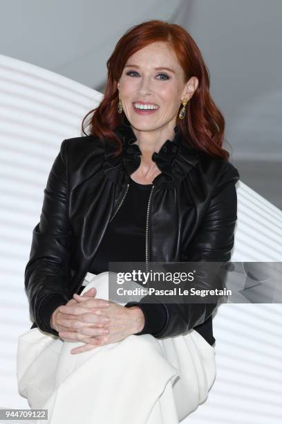 Audrey Fleurot attends "Safe" Photocall during the 1st Cannes International Series Festival on April 11, 2018 in Cannes, France.