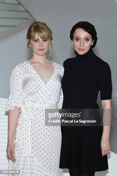 Hannah Jane Arterton and Amanda Abbington attend "Safe" Photocall during the 1st Cannes International Series Festival on April 11, 2018 in Cannes,...