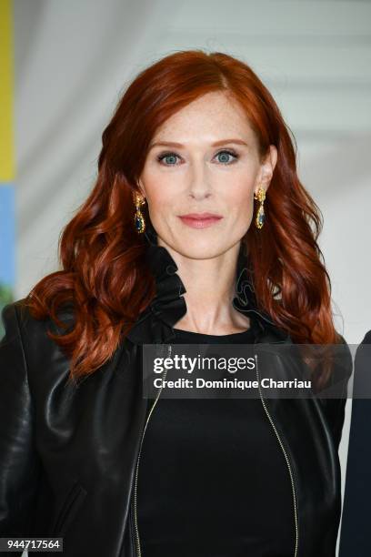 Audrey Fleurot attends 'Safe' Photocall during the 1st Cannes International Series Festival on April 11, 2018 in Cannes, France.