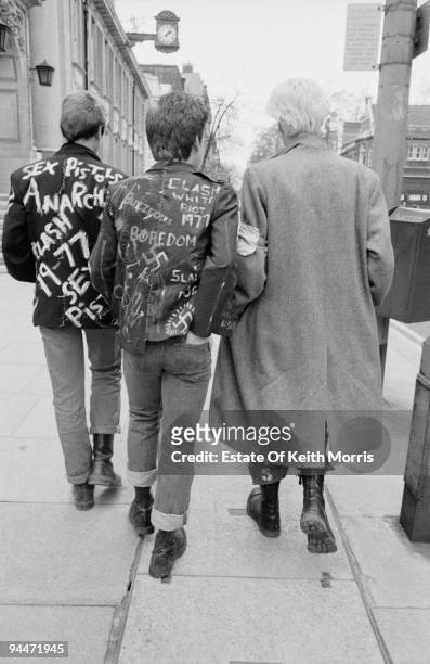 Punks on the King's Road in London's Chelsea, 1977.