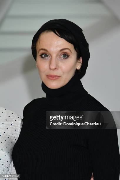 Amanda Abbington attends 'Safe' Photocall during the 1st Cannes International Series Festival on April 11, 2018 in Cannes, France.