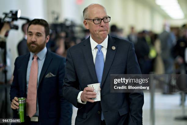 Representative Greg Walden, a Republican from Oregon a chairman of the House Energy and Commerce Committee, walks through the Rayburn House Office...