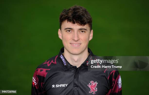 Tom Banton of Somerset CCC during the Somerset CCC Photocall at The Cooper Associates County Ground on April 11, 2018 in Taunton, England.