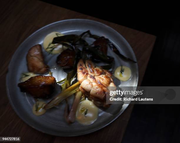 Photographs of a new Argentine restaurant called Tanto on Ossington Ave. The restaurant is particularly known for its sweetbreads.