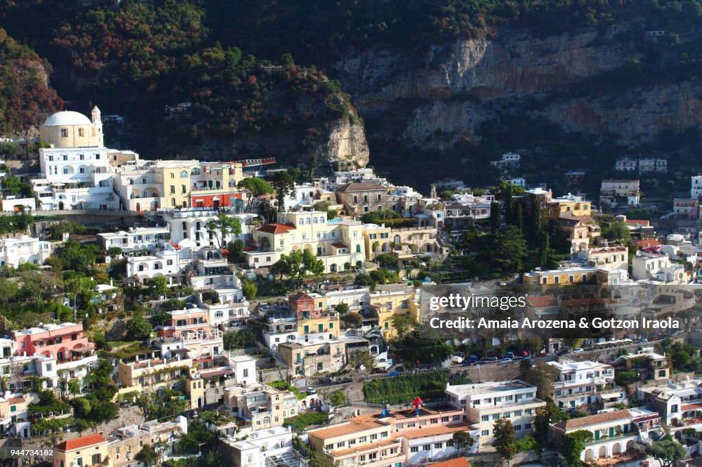 View of Positano. The Amalfi Coast, Campania, Italy