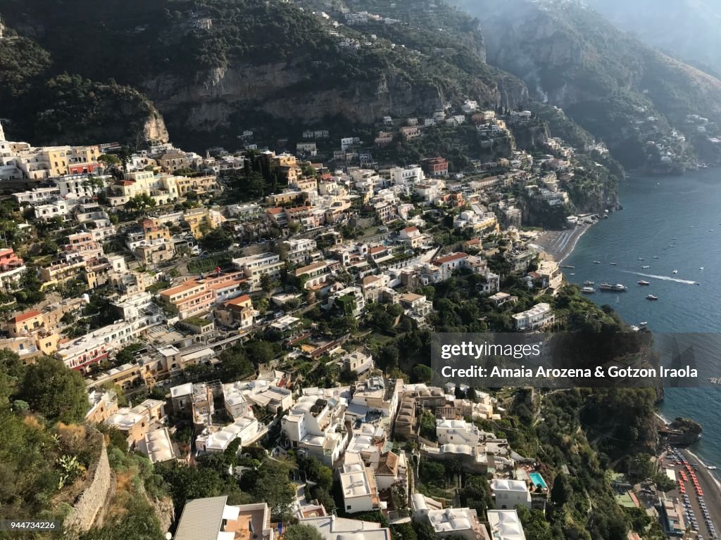 View of Positano. The Amalfi Coast, Campania, Italy