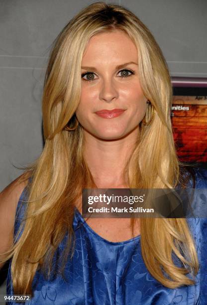 Bonnie Somerville arrives at the T-Mobile Sidekick LX Launch held at Paramount Studios on May 14, 2009 in Hollywood, California.