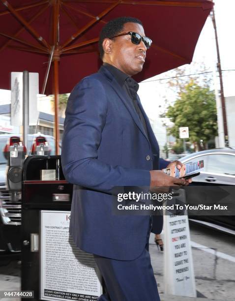 Kenneth Babyface Edmonds is seen on April 10, 2018 in Los Angeles, California.