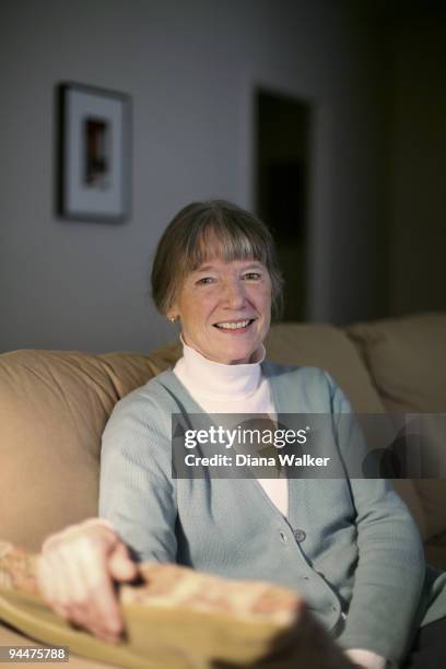 Author Anne Tyler poses for a portrait session on November 12 Baltimore, MD. .