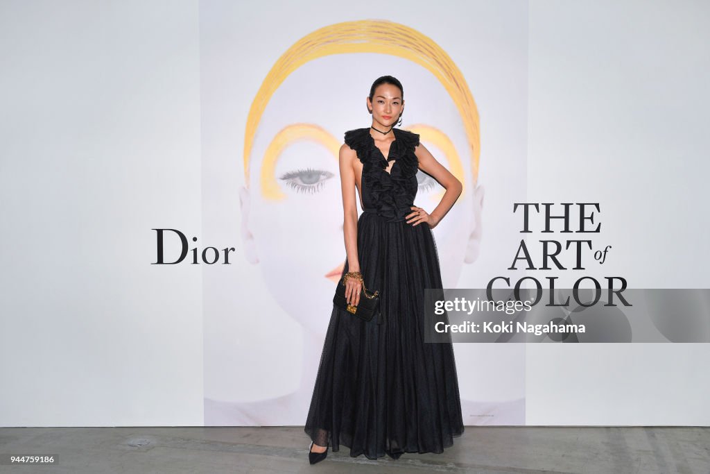Ai Tominaga attends Dior's The Art of Color Press Preview on April