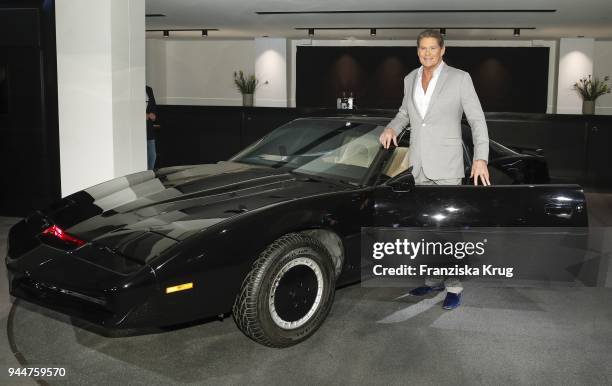 David Hasselhoff during the Looking For Freedom - 30 Years Anniversary Celebration In Berlin at Friedrichstadt-Palast on April 11, 2018 in Berlin,...