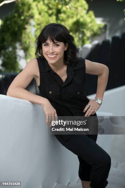 Actress Constance Zimmer is photographed for Los Angeles Times on March 30, 2018 in Los Angeles, California. PUBLISHED IMAGE. CREDIT MUST READ: Mel...