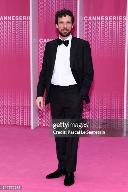 Francesco Montanari from the serie 'Il Cacciatore' attends the Closing Ceremony and "Safe" screening during the 1st Cannes International Series...