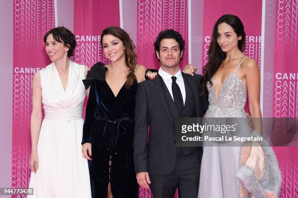 Ariadna Gil,Pauline Davila,Alfonso Dosal from the serie "Aqui en la tierra"' and Solana Azulay attend the Closing Ceremony and "Safe" screening...