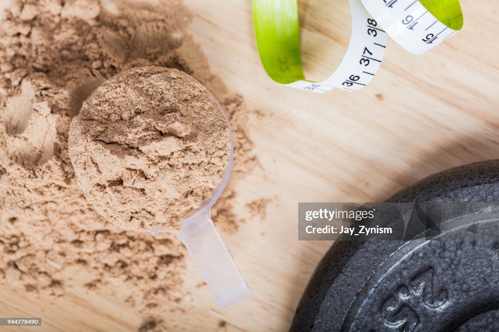 High Angle View Of Grounded Food In Container On Table