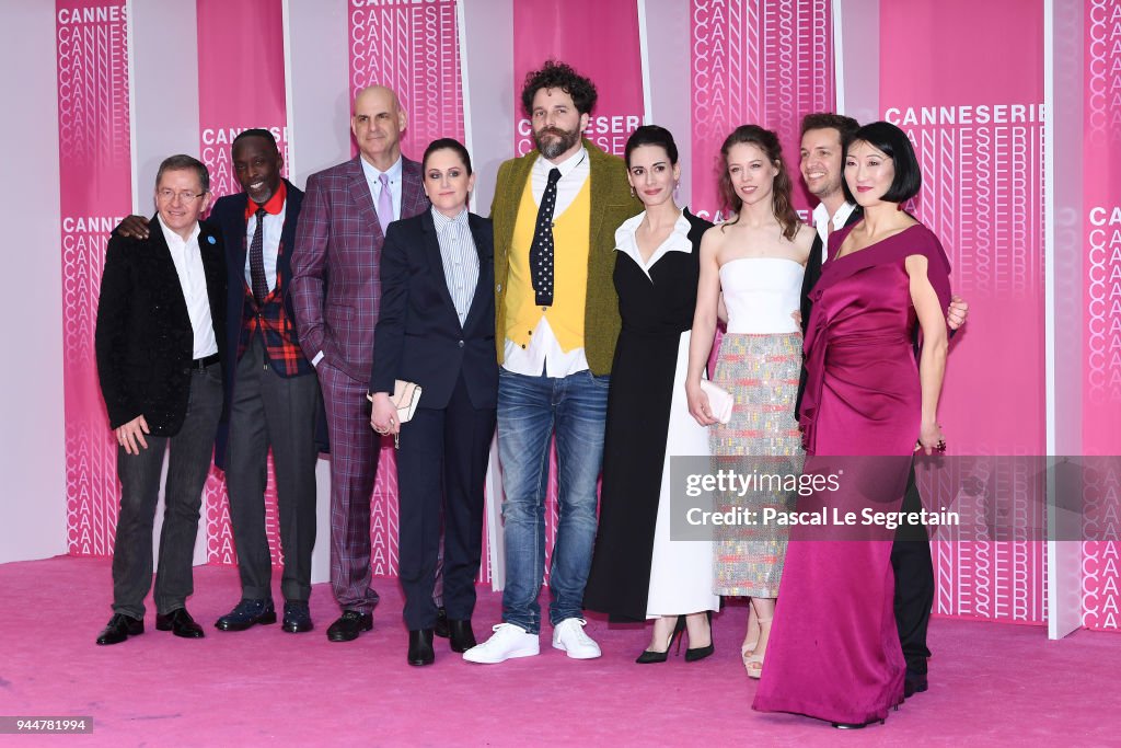 Closing Ceremony and "Safe" Pink Carpet Arrivals - The 1st Cannes International Series Festival