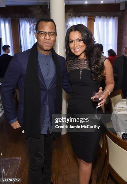 Screenwriter Geoffrey Fletcher and Tracey Edmonds attend as AT&T and Tribeca Host 2nd Annual Luncheon for AT&T Presents: Untold Stories. An Inclusive...