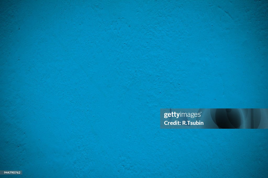 Concrete blue darken wall