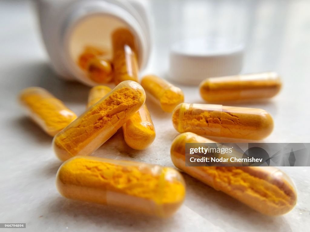 Close-Up Of Capsules On Table