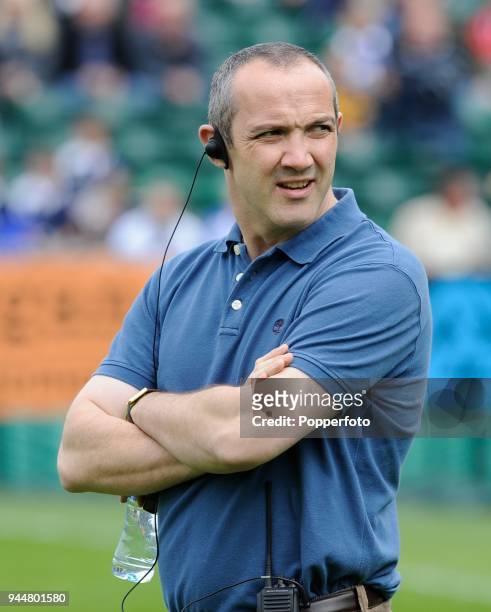Harlequins Director of Rugby, Conor O'Shea, looks on during the Aviva Premiership match between Bath and Harlequins at Recreation Ground on April 16,...