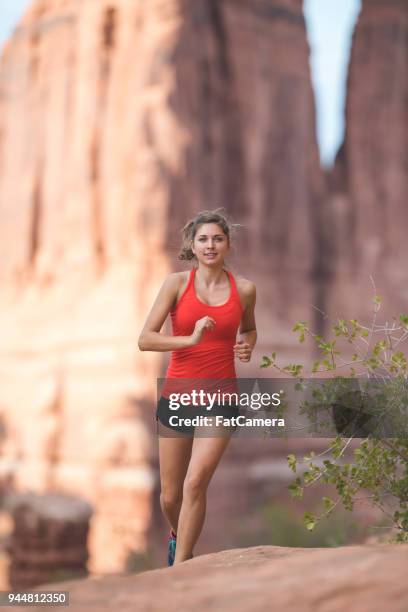 training in the desert - utah mountain range stock pictures, royalty-free photos & images