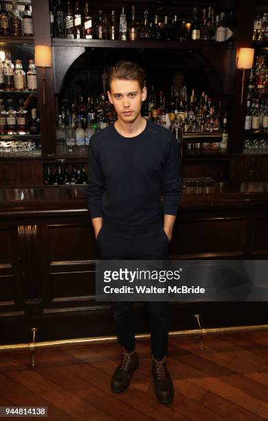 Austin Butler attends the Broadway cast of "The Iceman Cometh" Press Photocall at Delmonico's on April 11, 2018 in New York City.