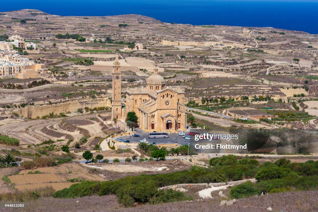 Ta Pinu National Shrine near Gharb, Gozo Malta