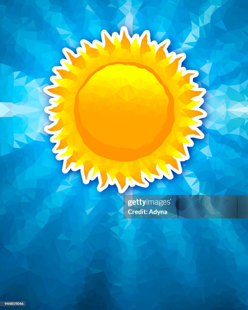 Triangular Sun Triangle Sun High-Res Vector Graphic - Getty Images