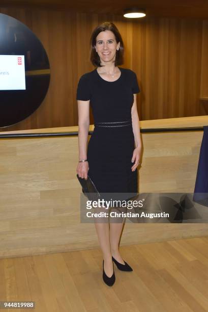 Katja Suding attends the Nannen Award 2018 at Elbphilharmonie on April 11, 2018 in Hamburg, Germany.