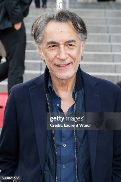 Actor Richard Berry attends FIFI Awards 2018 at Salle Wagram on April 11, 2018 in Paris, France.