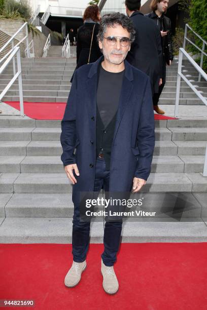 Actor Pascal Elbe attends FIFI Awards 2018 at Salle Wagram on April 11, 2018 in Paris, France.