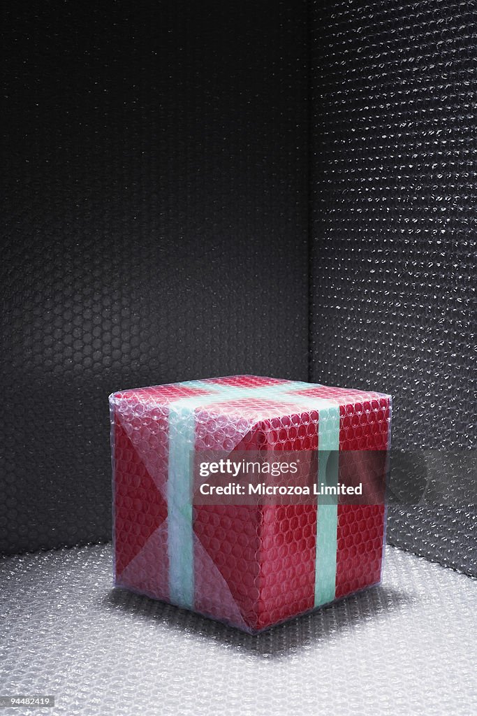 Bubble wrapped gift