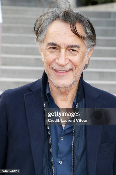 Actor Richard Berry attends FIFI Awards 2018 at Salle Wagram on April 11, 2018 in Paris, France.