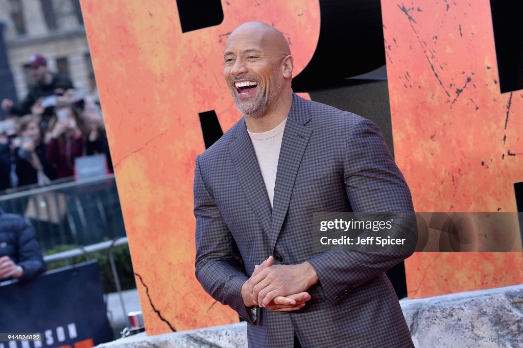 'Rampage' European Premiere - Red Carpet Arrivals