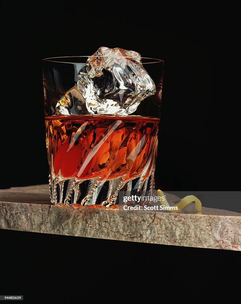 Whiskey on the rocks