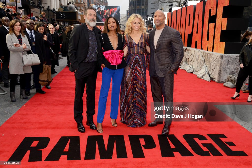 'Rampage' European Premiere - VIP Arrivals