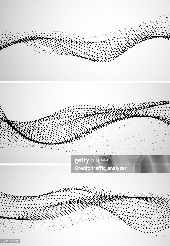 Dotted Line Example Abstract Dotted Lines High-Res Vector Graphic - Getty Images