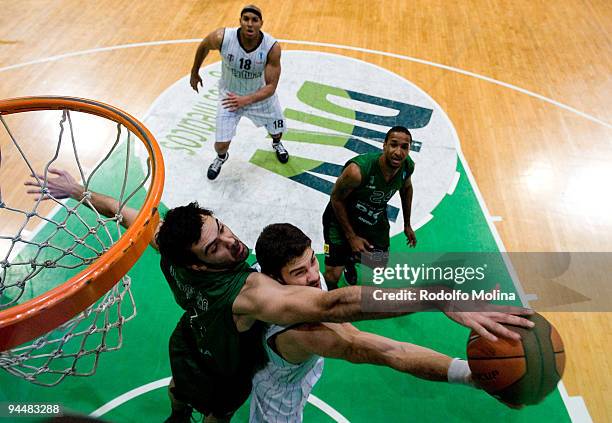 Edu Hernandez-Sonseca, #16 of DKV Joventut in action during the Eurocup Basketball Regular Season Game Day 4 between DKV Joventut vs Besiktas Cola...