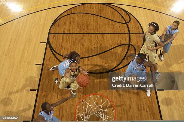 Aerial view of Baylor Mroghan Medlock in action vs Louisiana Tech. Waco, TX 12/5/2009 CREDIT: Darren Carroll