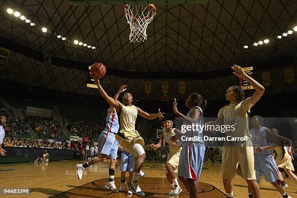 Baylor Kelli Griffin in action vs Louisiana Tech. Waco, TX 12/5/2009 CREDIT: Darren Carroll