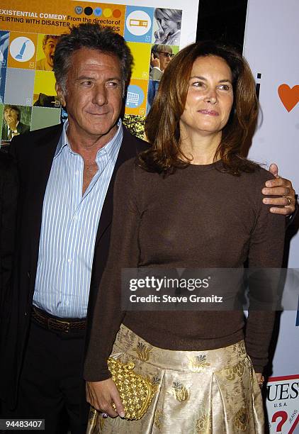 Dustin Hoffman and wife Lisa Hoffman