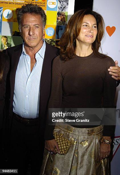 Dustin Hoffman and wife Lisa Hoffman