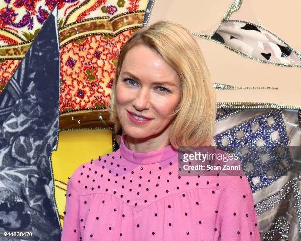 Naomi Watts attends Tribeca Ball to benefit New York Academy of Art at New York Academy of Art on April 9, 2018 in New York City. Naomi Watts