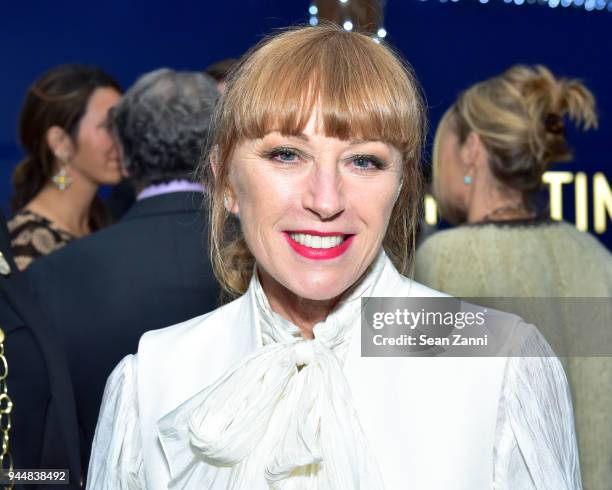 Cindy Sherman attends Tribeca Ball to benefit New York Academy of Art at New York Academy of Art on April 9, 2018 in New York City. Cindy Sherman